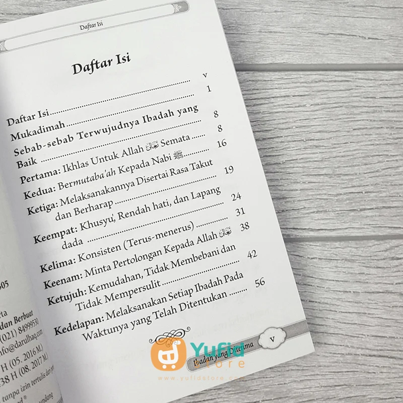 Buku Saku 8 Barometer Ibadah Yang Baik Dan Diterima (Darul Haq) - Image 3