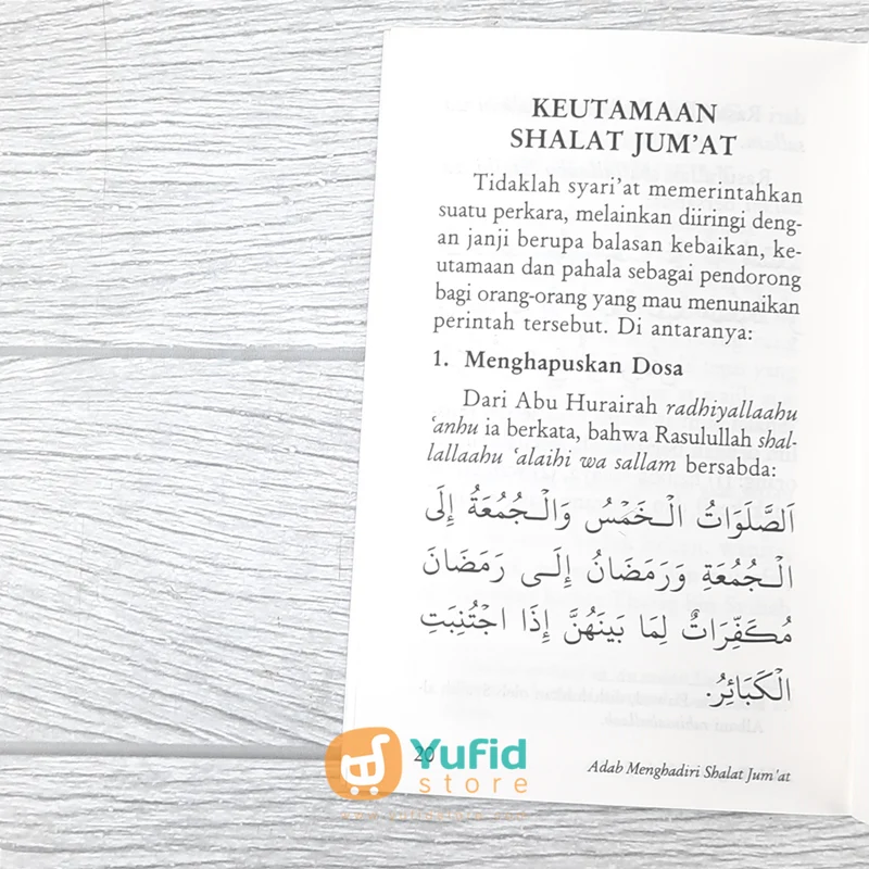 BUKU SAKU ADAB MENGHADIRI SHALAT JUMAT (PUSTAKA IBNU UMAR) - Image 8
