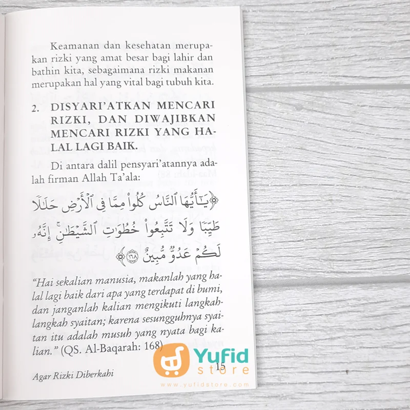 BUKU SAKU AGAR RIZKI DIBERKAHI (PUSTAKA IBNU UMAR) - Image 7