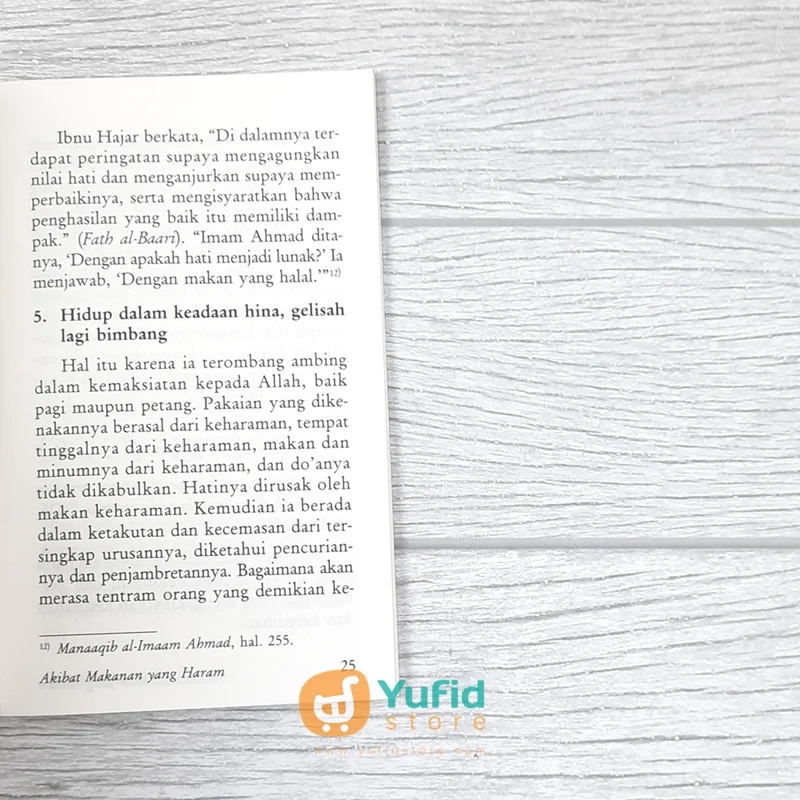 BUKU SAKU AKIBAT MAKANAN YANG HARAM (PUSTAKA IBNU UMAR) - Image 7