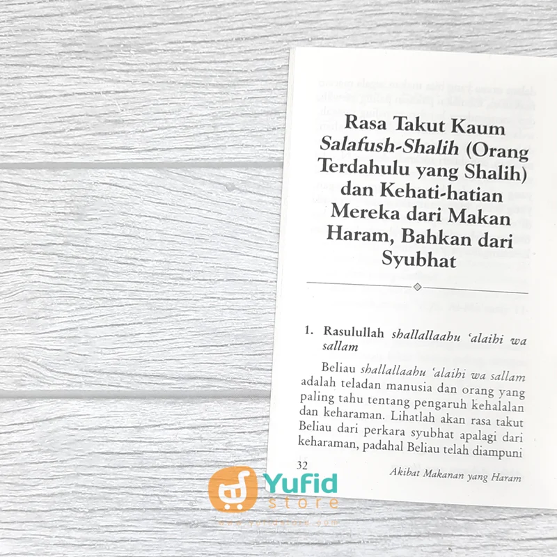 BUKU SAKU AKIBAT MAKANAN YANG HARAM (PUSTAKA IBNU UMAR) - Image 8