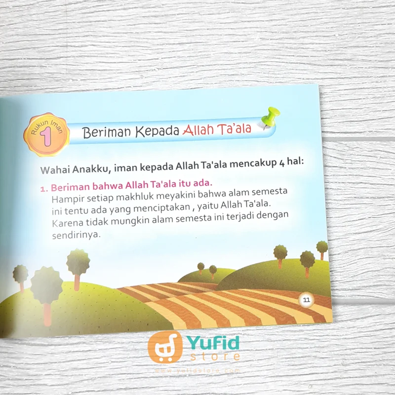BUKU SAKU ANAK BELAJAR MUDAH RUKUN IMAN 6 (PUSTAKA IBNU UMAR) - Image 7