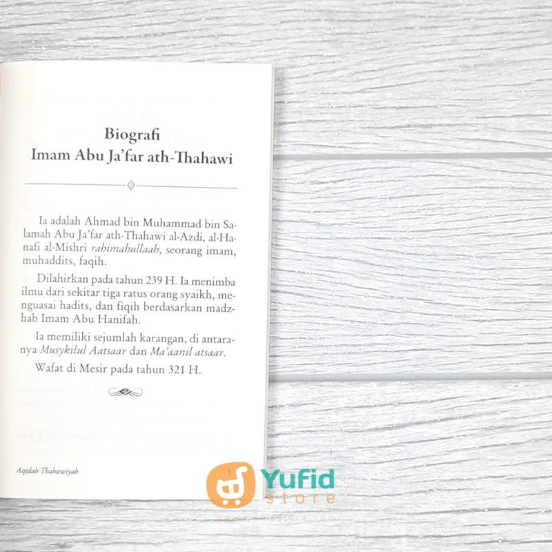 BUKU SAKU AQIDAH THAHAWIYAH MATAN DISERTAI TERJEMAHANNYA (PUSTAKA IBNU UMAR) - Image 4