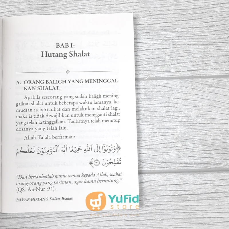 BUKU SAKU BAYAR HUTANG DALAM IBADAH (PUSTAKA IBNU UMAR) - Image 4