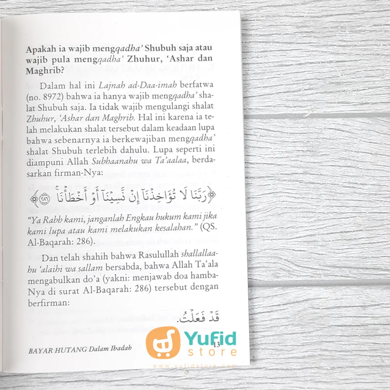 BUKU SAKU BAYAR HUTANG DALAM IBADAH (PUSTAKA IBNU UMAR) - Image 6