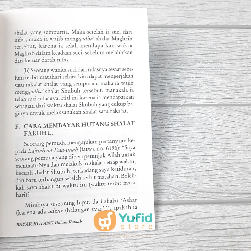 BUKU SAKU BAYAR HUTANG DALAM IBADAH (PUSTAKA IBNU UMAR) - Image 7