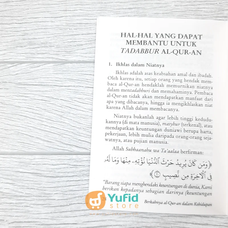 BUKU SAKU BERKAHNYA AL QURAN (PUSTAKA IBNU UMAR) - Image 5