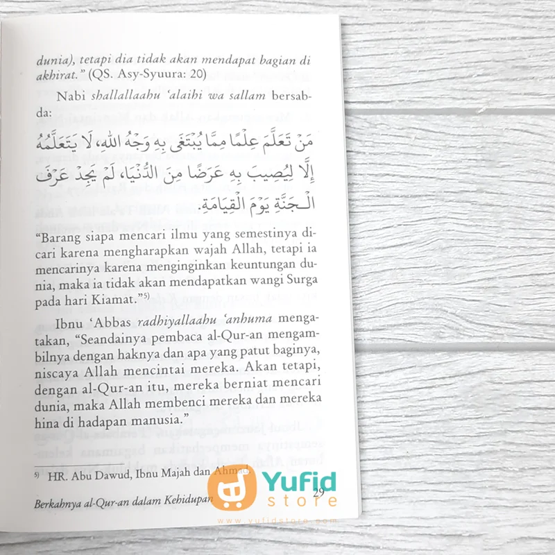 BUKU SAKU BERKAHNYA AL QURAN (PUSTAKA IBNU UMAR) - Image 6