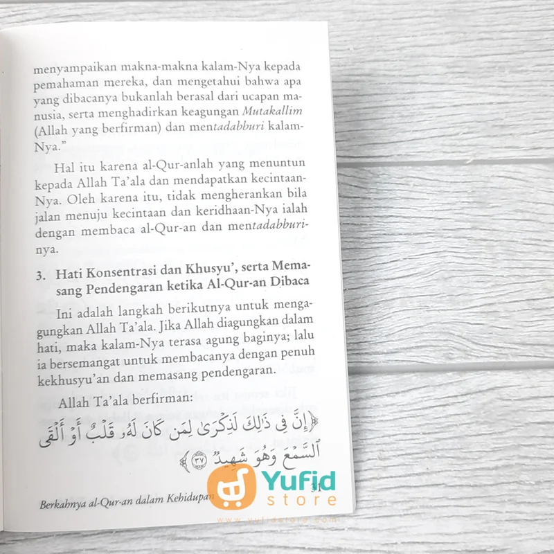 BUKU SAKU BERKAHNYA AL QURAN (PUSTAKA IBNU UMAR) - Image 7