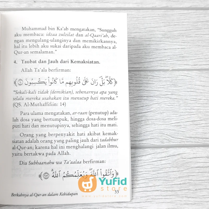 BUKU SAKU BERKAHNYA AL QURAN (PUSTAKA IBNU UMAR) - Image 8