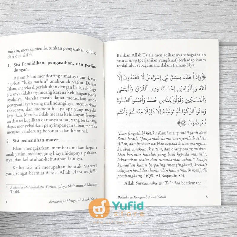 BUKU SAKU BERKAHNYA MENGASUH ANAK YATIM (PUSTAKA IBNU UMAR) - Image 4