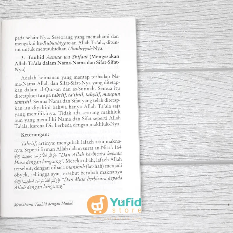 BUKU SAKU CARA PRAKTIS MEMAHAMI TAUHID DENGAN MUDAH (PUSTAKA IBNU UMAR) - Image 6