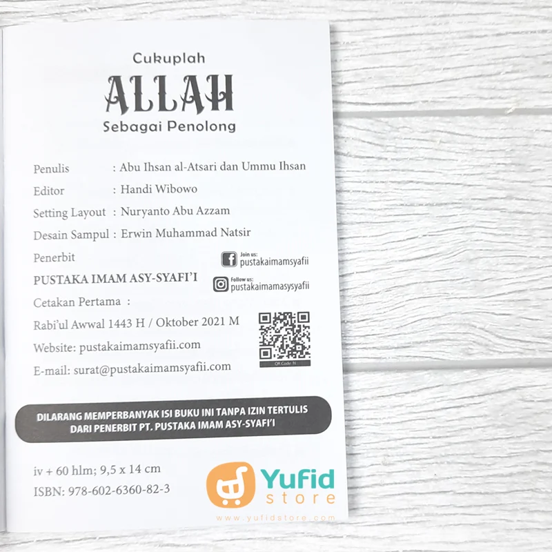 BUKU SAKU CUKUPLAH ALLAH SEBAGAI PENOLONG (PUSTAKA IMAM ASY SYAFII) - Image 3