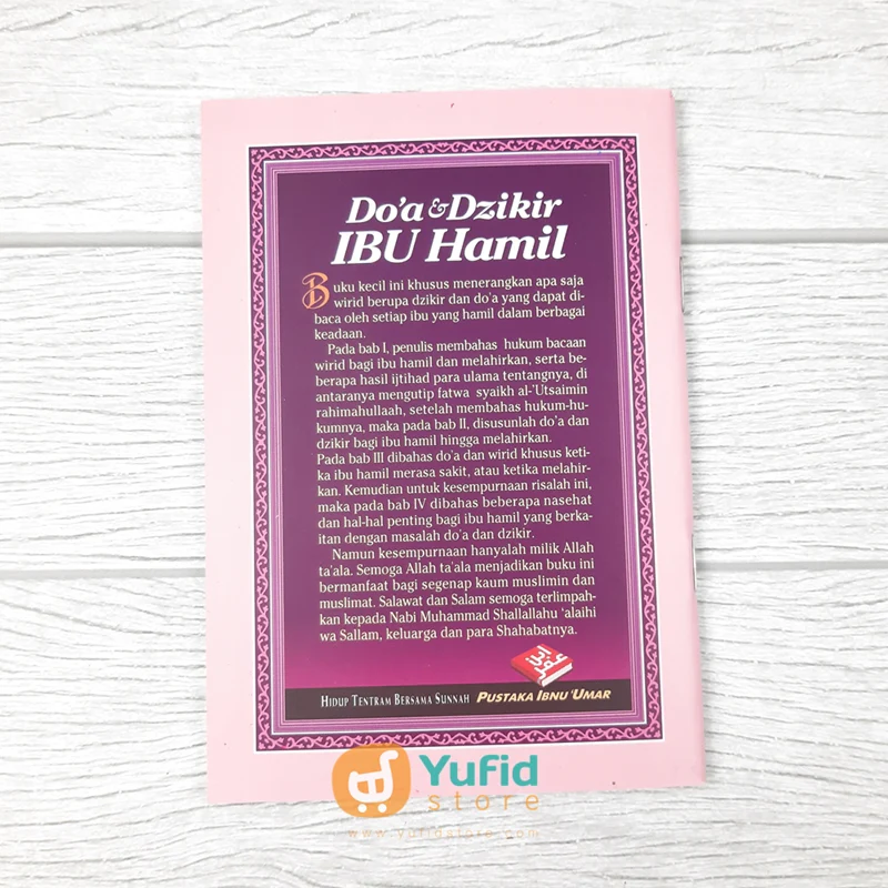 BUKU SAKU DOA DAN DZIKIR IBU HAMIL (PUSTAKA IBNU UMAR) - Image 2