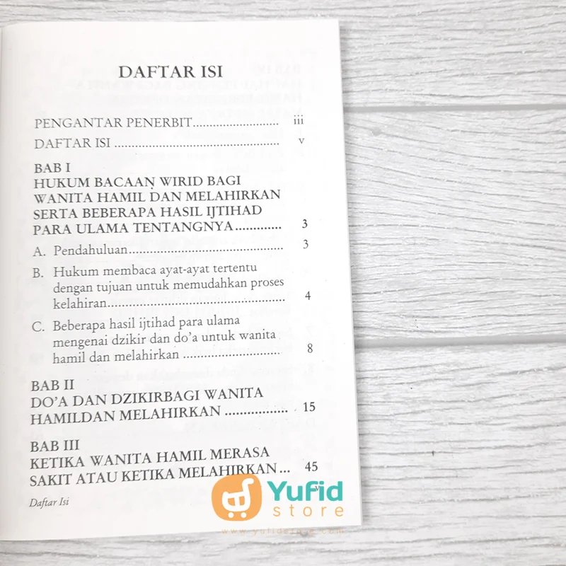 BUKU SAKU DOA DAN DZIKIR IBU HAMIL (PUSTAKA IBNU UMAR) - Image 4