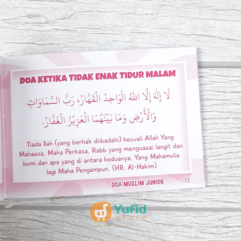 BUKU SAKU DOA MUSLIM JUNIOR (PUSTAKA ARAFAH) - Image 10