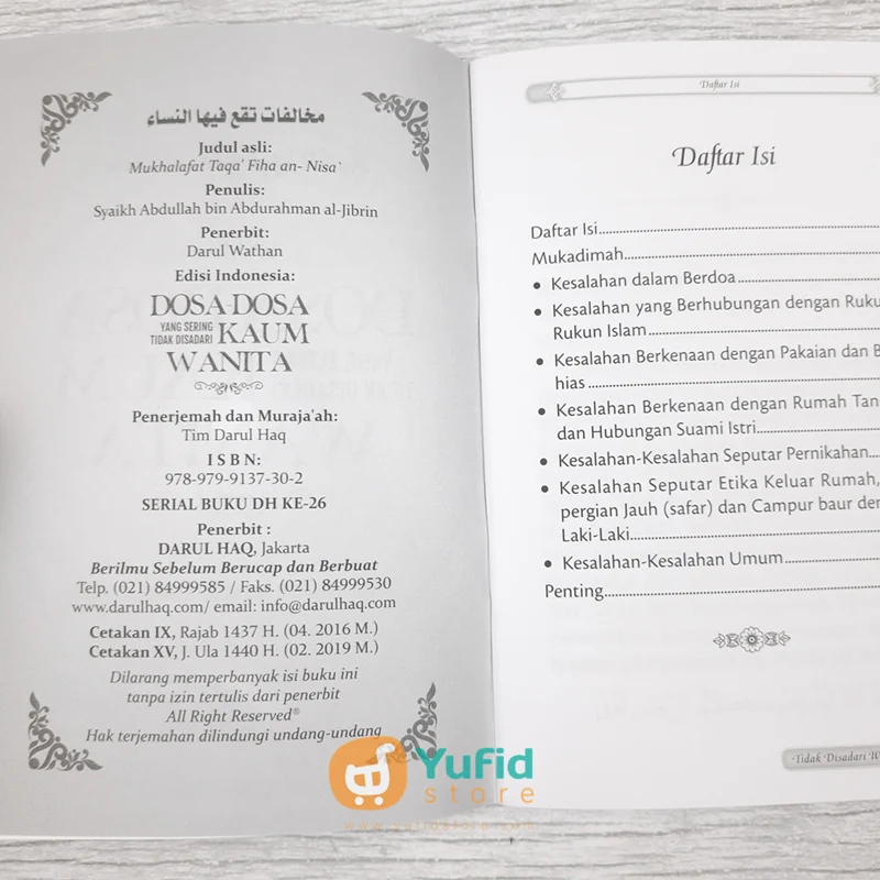 Buku Saku Dosa-Dosa yang Sering Tidak disadari Kaum Wanita (Darul Haq) - Image 3