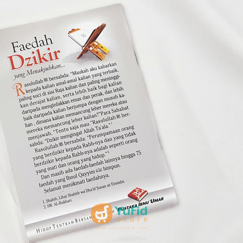 Buku Saku Faedah Dzikir Yang Menakjubkan (Pustaka Ibnu Umar) - Image 2