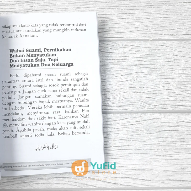 BUKU SAKU FIKIH & PSIKOLOGI - MUAMALAH ISTRI-IBU MERTUA (MUSLIMAFIYAH PUBLISHING) - Image 8