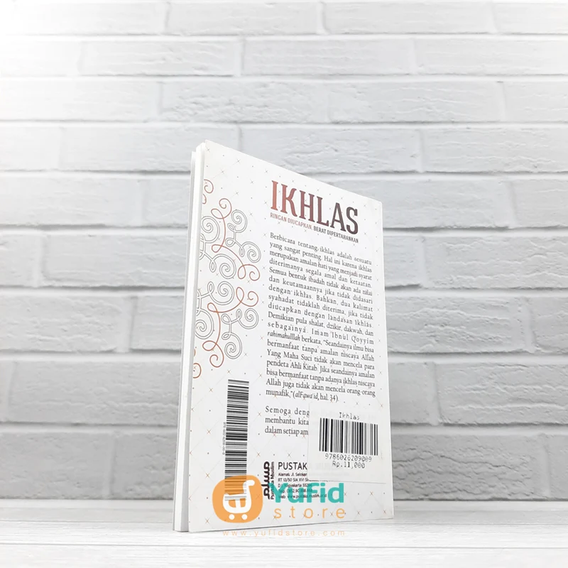 BUKU SAKU IKHLAS RINGAN DIUCAPKAN BERAT DIPERTAHANKAN (PUSTAKA MUSLIM) - Image 2
