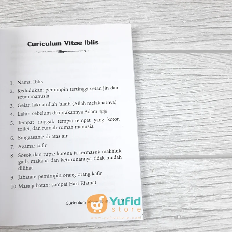 BUKU SAKU JERAT-JERAT IBLIS (PUSTAKA ARAFAH) - Image 6