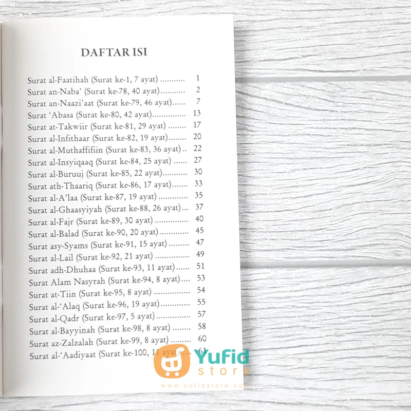 Buku Saku Juz Amma Dan Terjemahnya (Pustaka Ibnu Umar) - Image 4