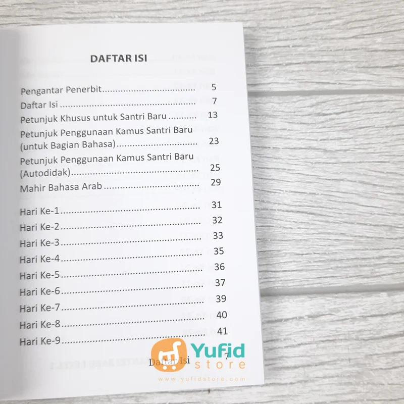 BUKU SAKU KAMUS SANTRI BARU LEVEL 1 (PUSTAKA ARAFAH) - Image 4