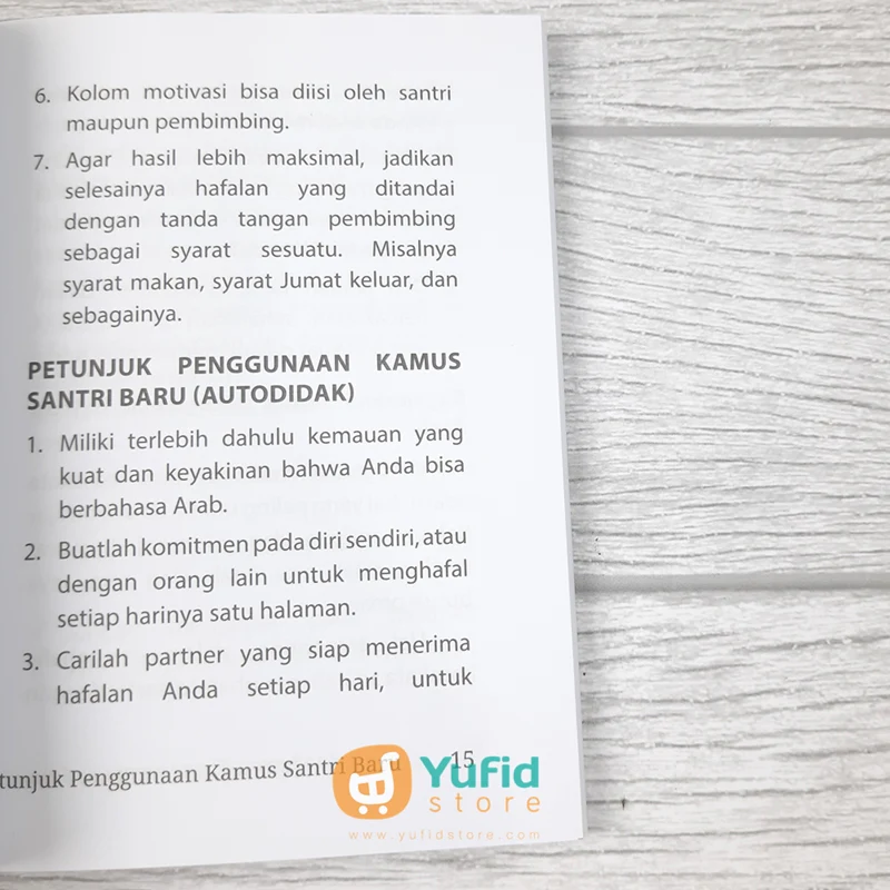 BUKU SAKU KAMUS SANTRI BARU LEVEL 2 (PUSTAKA ARAFAH) - Image 6
