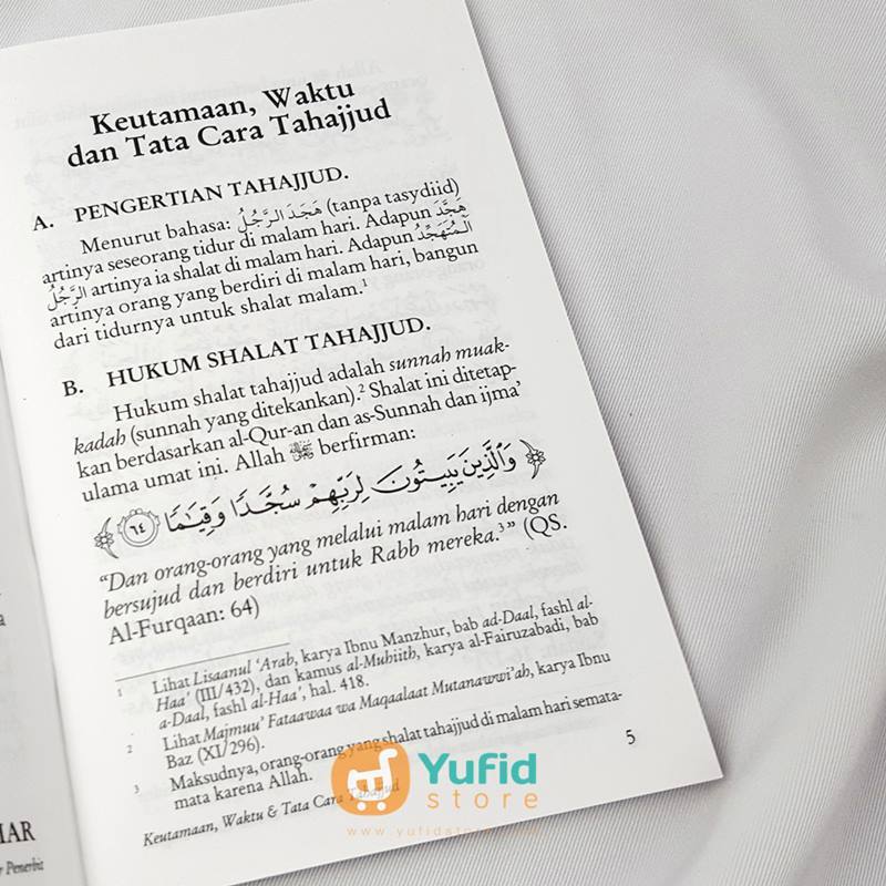 Buku Saku Keutamaan Waktu Dan Tata Cara Shalat Tahajjud (Pustaka Ibnu Umar) - Image 3