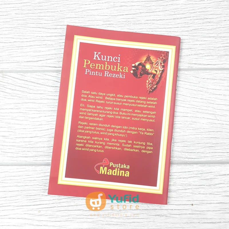 BUKU SAKU KUNCI PEMBUKA PINTU REZEKI (PUSTAKA MADINAH) - Image 2