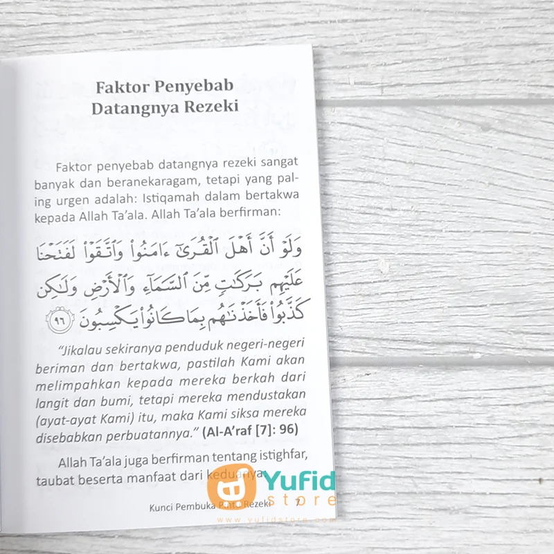 BUKU SAKU KUNCI PEMBUKA PINTU REZEKI (PUSTAKA MADINAH) - Image 4