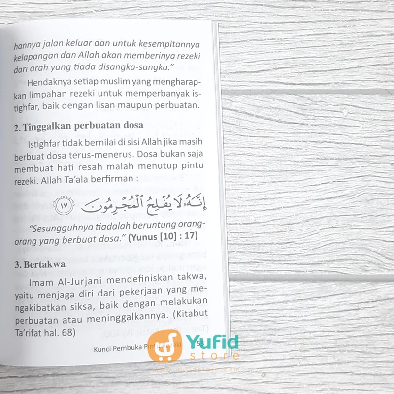 BUKU SAKU KUNCI PEMBUKA PINTU REZEKI (PUSTAKA MADINAH) - Image 8