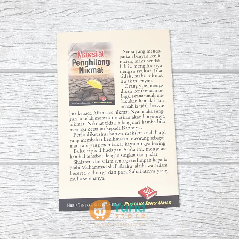 BUKU SAKU MAKSIAT PENGHILANG NIKMAT (PUSTAKA IBNU UMAR) - Image 2