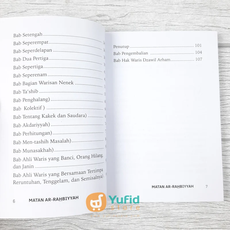 BUKU SAKU MATAN AR-RAHBIYYAH (PUSTAKA ARAFAH) - Image 5
