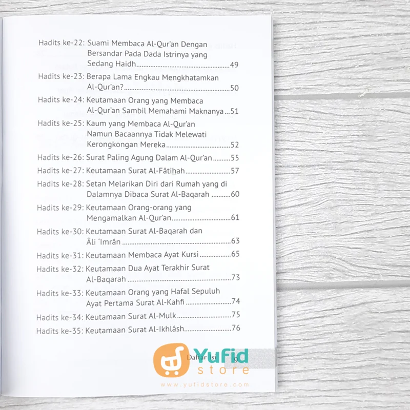 BUKU SAKU MATAN ARBAIN QURANIYYAH (PUSTAKA ARAFAH) - Image 5