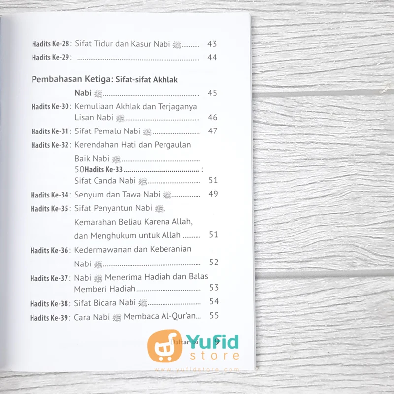 BUKU SAKU MATAN HADITS ARBAIN SYAMAIL NABI (PUSTAKA ARAFAH) - Image 5