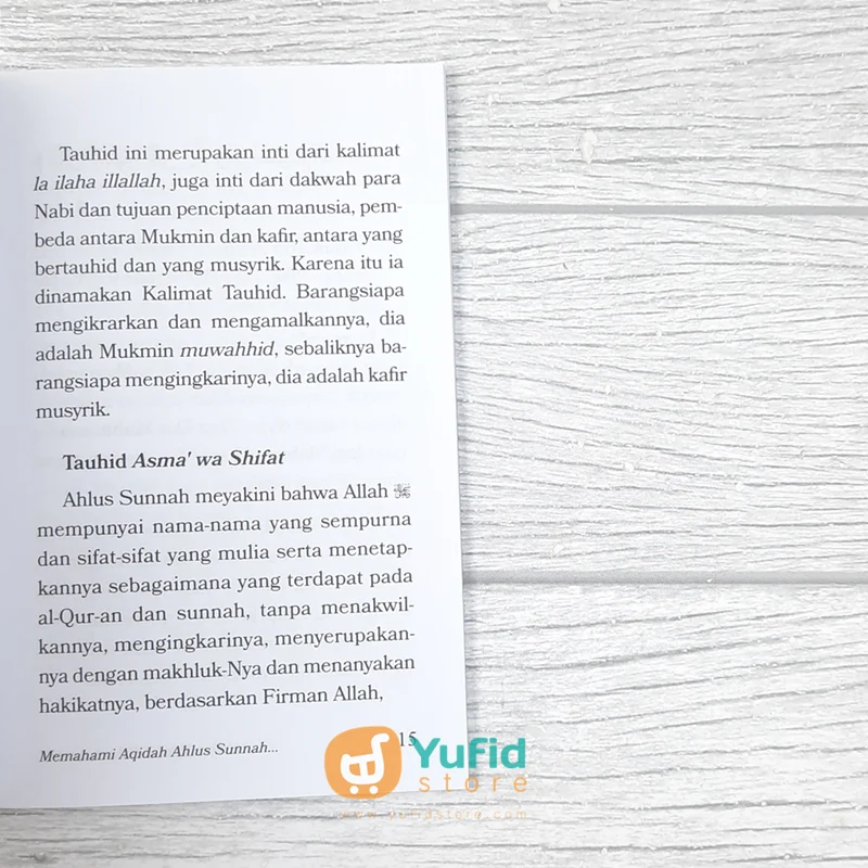 BUKU SAKU MEMAHAMI AQIDAH AHLUS SUNNAH DALAM 1 JAM (PUSAKA AL-INABAH) - Image 8