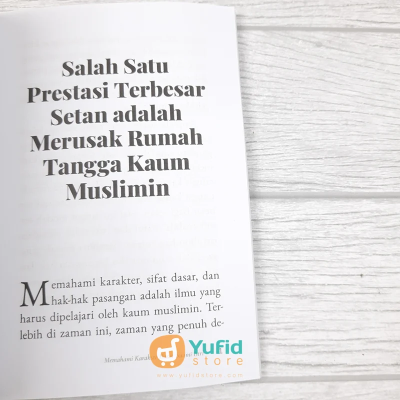 BUKU SAKU MEMAHAMI KARAKTER DASAR SUAMI ISTRI DALAM PSIKOLOGI ISLAM (MUSLIMAFIYAH PUBLISHING) - Image 5