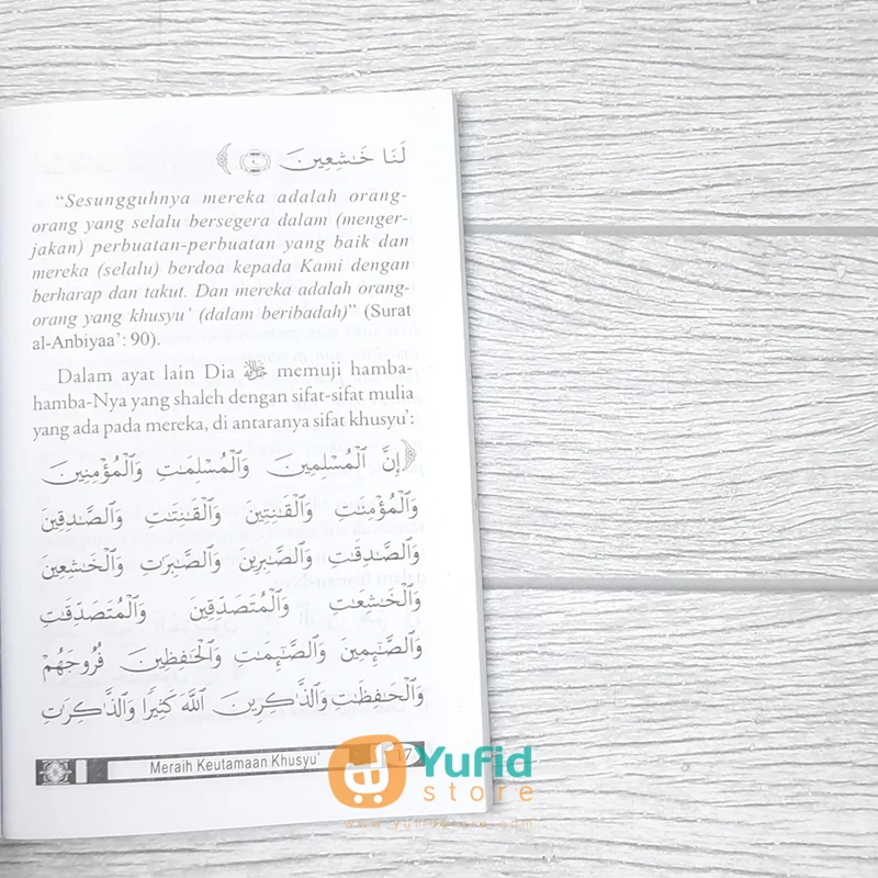 BUKU SAKU MERAIH KEUTAMAAN KHUSYU’ (MAKTABAH AL HANIF) - Image 6