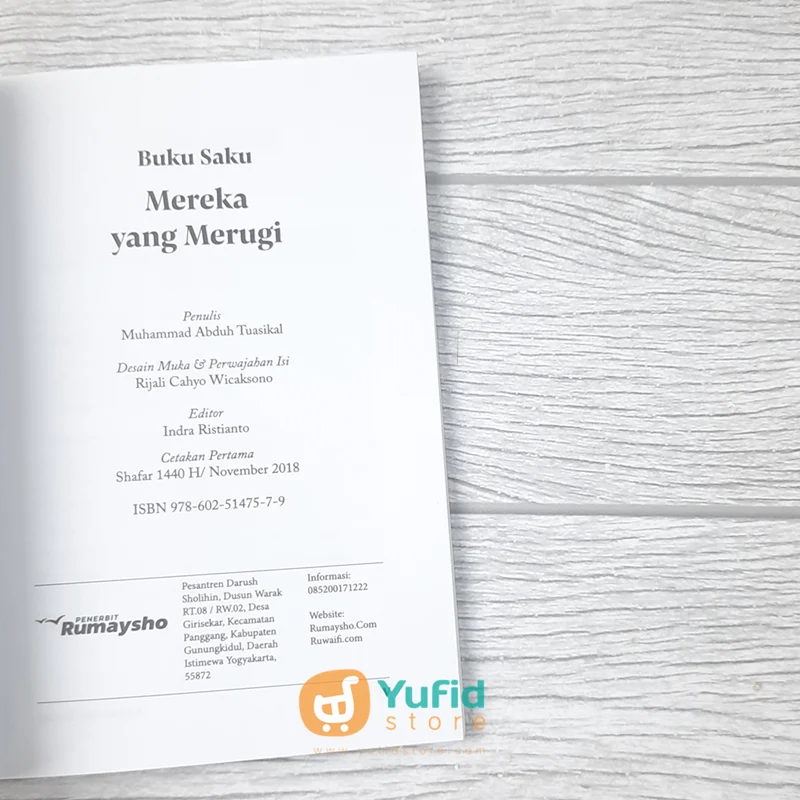 Buku Saku Mereka yang Merugi (Rumaysho) - Image 3
