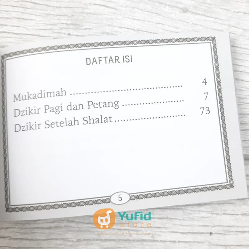 BUKU SAKU MINI DZIKIR PAGI DAN PETANG LAFAL LATIN (PUSTAKA ARAFAH) - Image 4