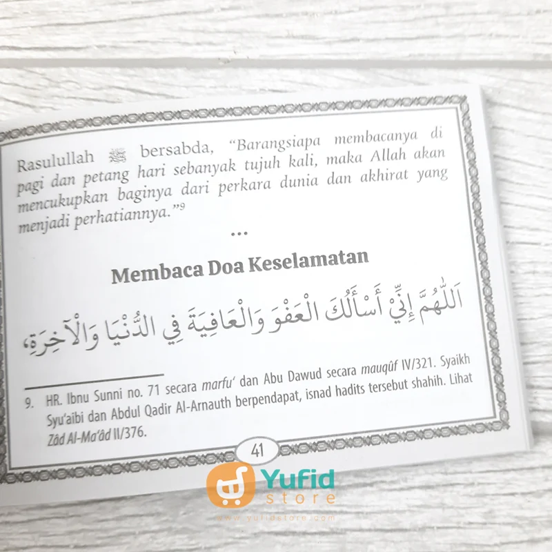 BUKU SAKU MINI DZIKIR PAGI DAN PETANG LAFAL LATIN (PUSTAKA ARAFAH) - Image 7