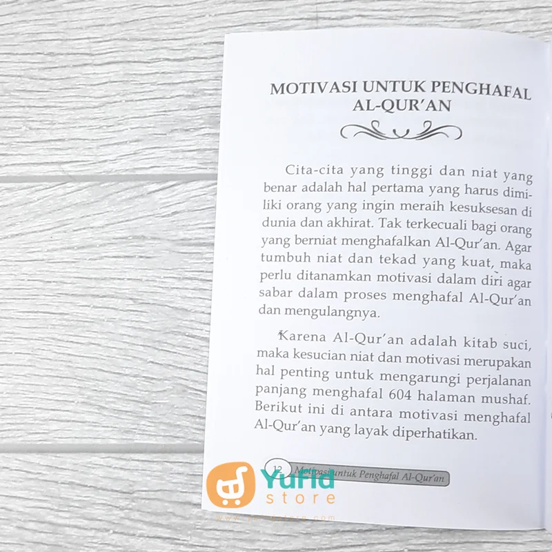 BUKU SAKU MOTIVASI UNTUK PENGHAFAL AL-QURAN (PQS) - Image 6