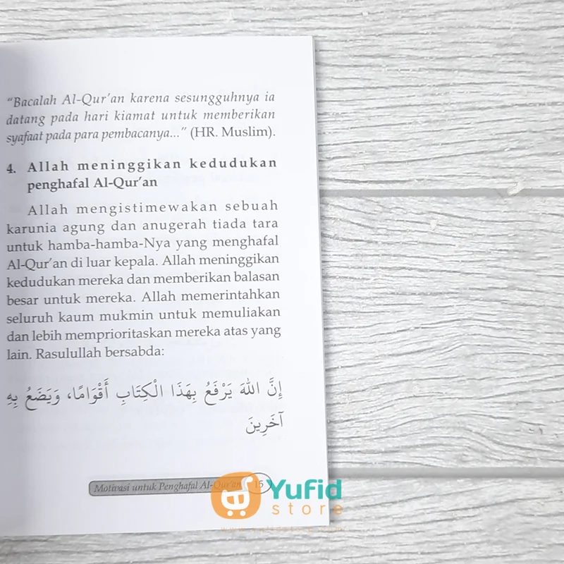 BUKU SAKU MOTIVASI UNTUK PENGHAFAL AL-QURAN (PQS) - Image 7