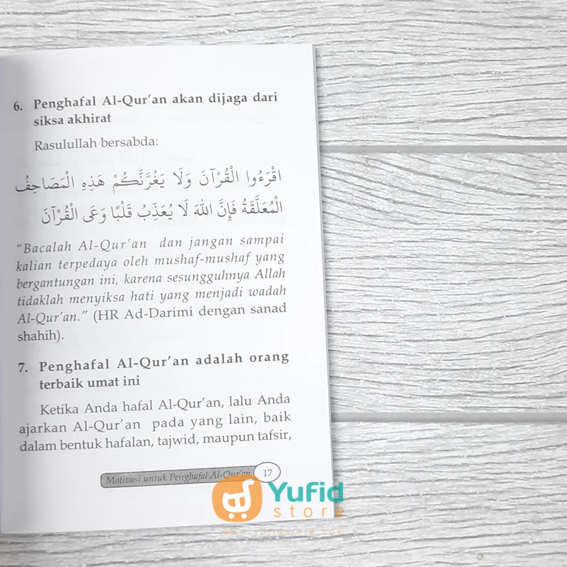 BUKU SAKU MOTIVASI UNTUK PENGHAFAL AL-QURAN (PQS) - Image 8