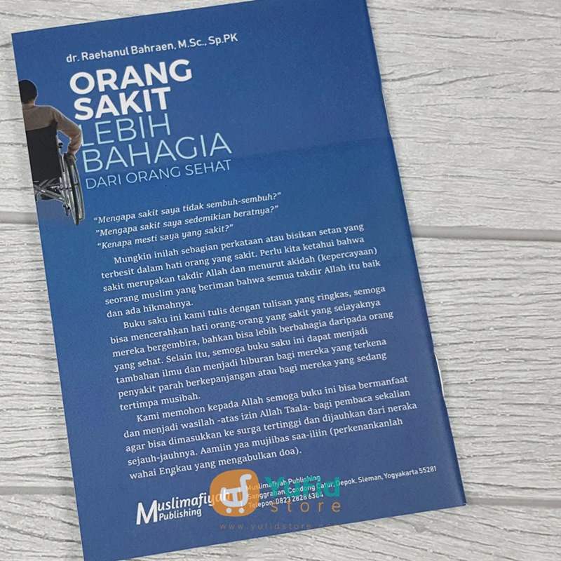 Buku Saku Orang Sakit Lebih Bahagia Dari Orang Sehat (MuslimAfiyah) - Image 2