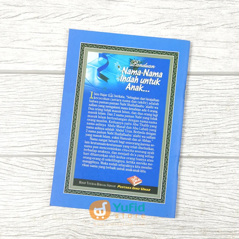 BUKU SAKU PANDUAN NAMA-NAMA INDAH UNTUK ANAK (PUSTAKA IBNU UMAR) - Image 2
