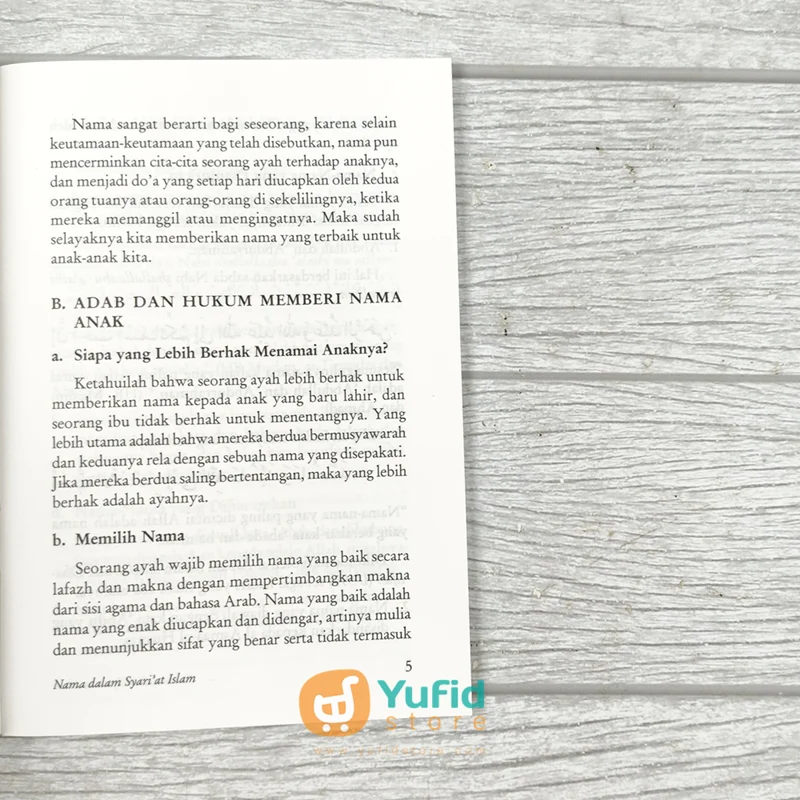 BUKU SAKU PANDUAN NAMA-NAMA INDAH UNTUK ANAK (PUSTAKA IBNU UMAR) - Image 5