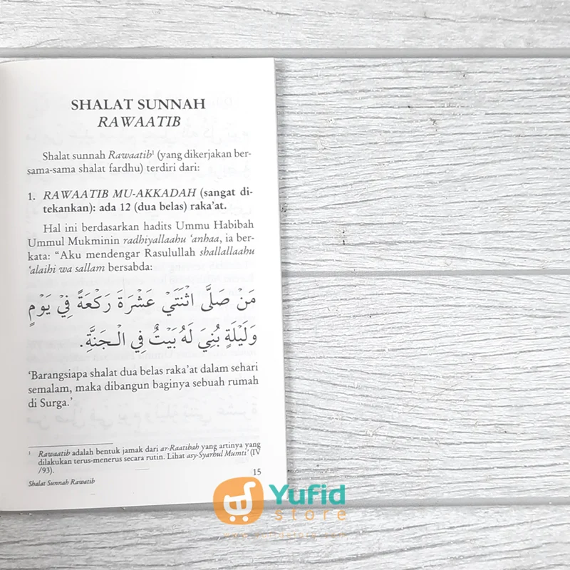 BUKU SAKU PANDUAN PRAKTIS SHALAT SUNNAH RAWATIB (PUSTAKA IBNU UMAR) - Image 7