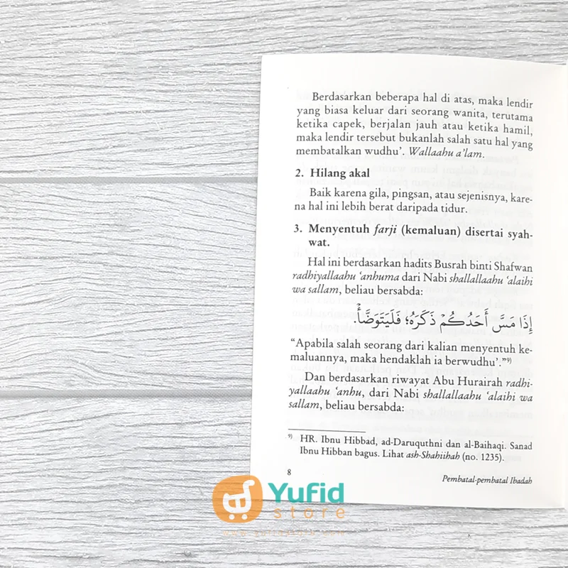 BUKU SAKU PEMBATAL-PEMBATAL DALAM MASALAH IBADAH (PUSTAKA IBNU UMAR) - Image 6